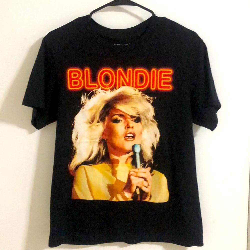 Blondie graphic black tee